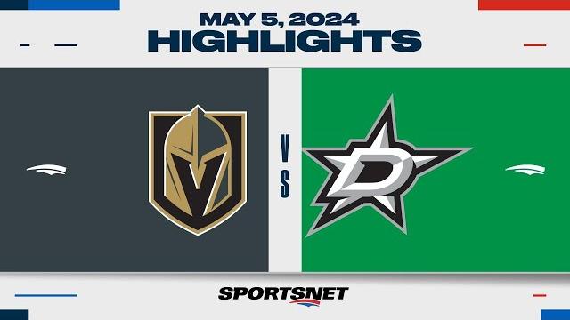 Nhl game 7 highlights | golden knights vs. stars - may 5, 2024