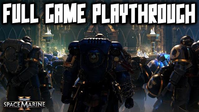 Let's play space marine 2! full play through! holy emperor!