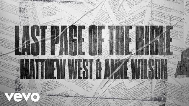 Matthew west - last page of the bible (lyric video) ft. anne wilson