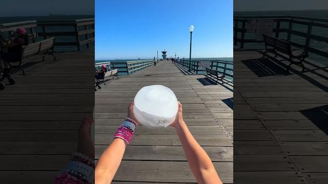 Throwing snow in the ocean 🌊