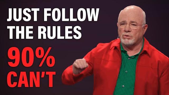 Dave ramsey: you only need to know these 5 rules