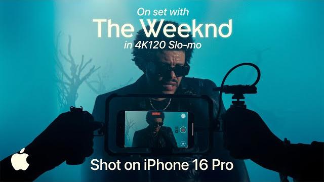 Shot on iphone 16 pro | the weeknd “dancing in the flames” | behind the scenes