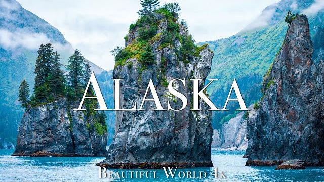 Alaska 4k amazing nature film - peaceful piano music - travel nature