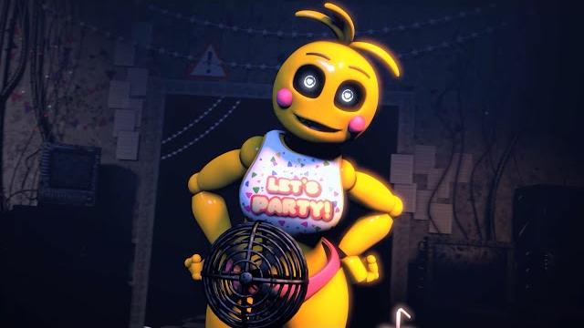 Toy chica voice lines animated