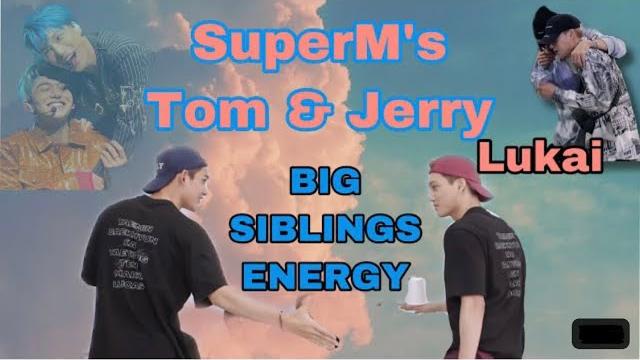 Superm’s tom & jerry // kai and lucas literally radiates chaotic siblings energy