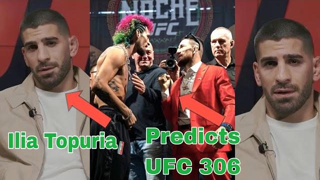 Ilia topuria gives his predictions for ufc 306 sean o'malley against merab dvalishvili