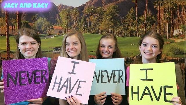 Never have i ever  ~ jacy and kacy