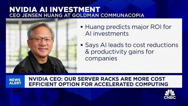 Nvidia ceo huang defends price of servers