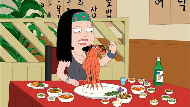 Vegetarian purge - american dad! (s11e4) | vore in media