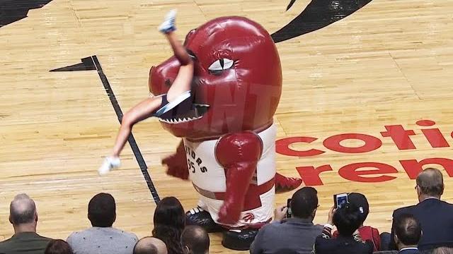 When mascots get a taste for human blood...