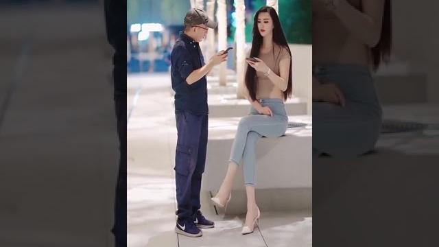 Tiktok 2021 beautiful tallest girl in china | fashion on the street #1