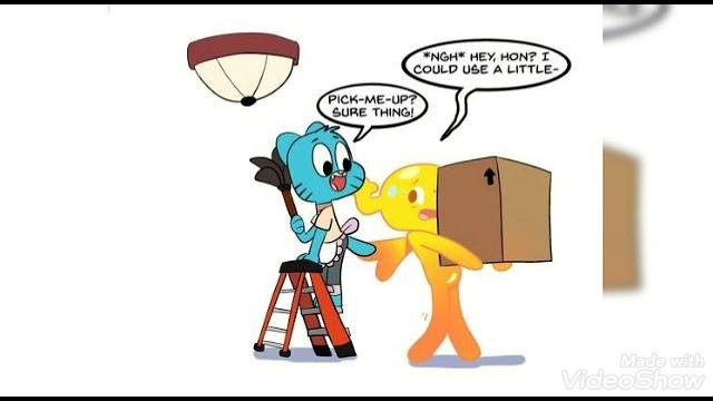 Gumball x penny comic