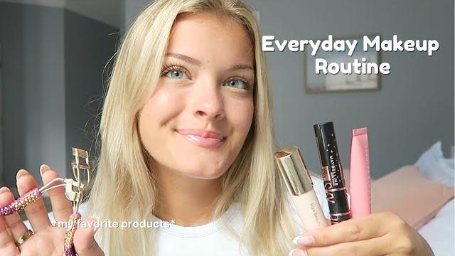 Every day makeup routine -  product haul