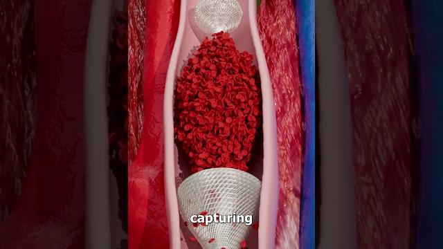 Removing blood clots with vacuum 😨