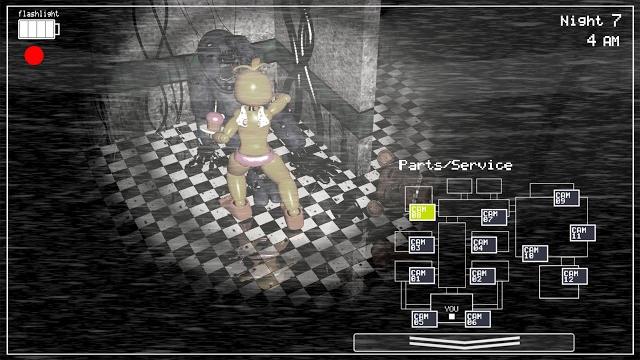 Toy chica confronts withereds fnaf in real time animated