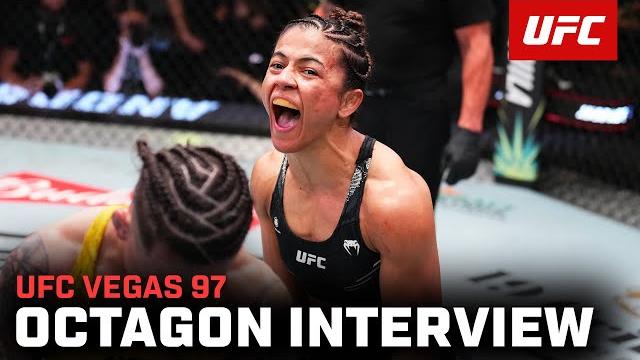 Natalia silva octagon interview | ufc vegas 97