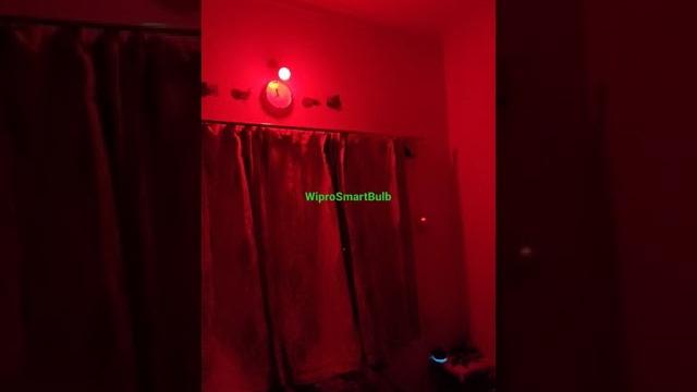 Alexa wipro smart bulb 💡working with echo dot alexa #shorts #alexa #wiprosmartbulb #alexaskills